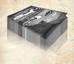 Panfleto Preto e Branco 75g - 10cm x 14,8cm - 1x0